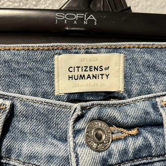 Citizens of Humanity Daphne Crop High Rise Stovepipe Jeans - Picture 7 of 11